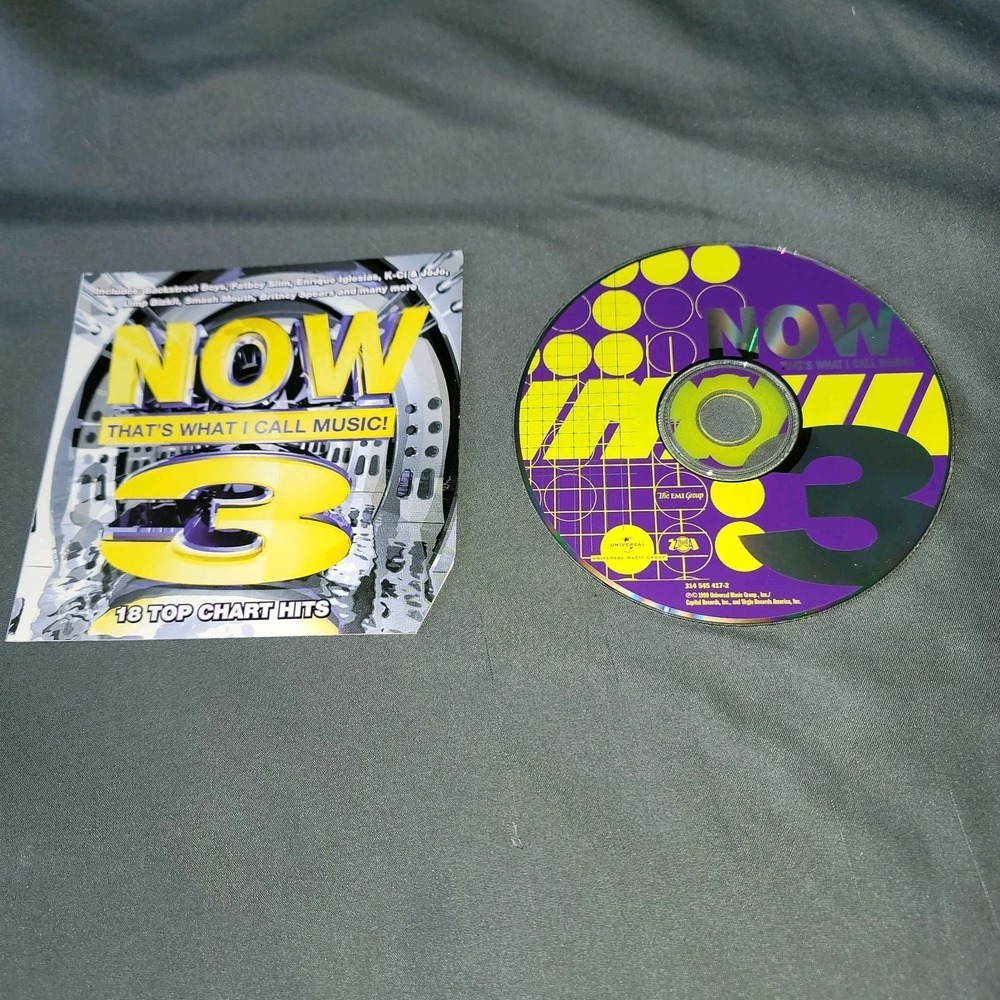 Now That's What I Call Music 3 - 18 top chart‎ hits NO CASE